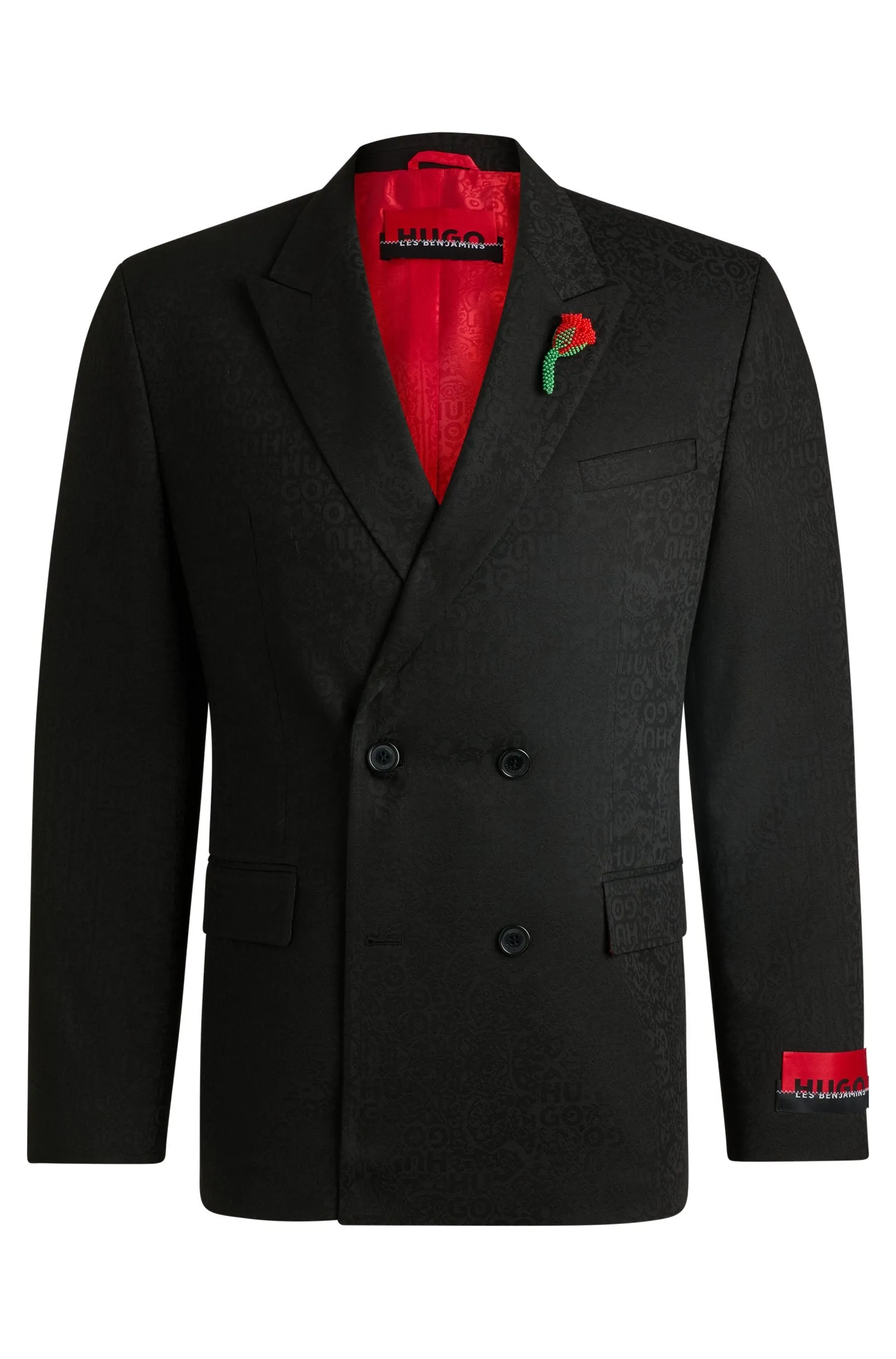 HUGO Blazers Modern Fit in Polyester Mix - HASAN_LB 10265918 01-50527927