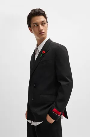HUGO Blazers Modern Fit in Polyester Mix - HASAN_LB 10265918 01-50527927