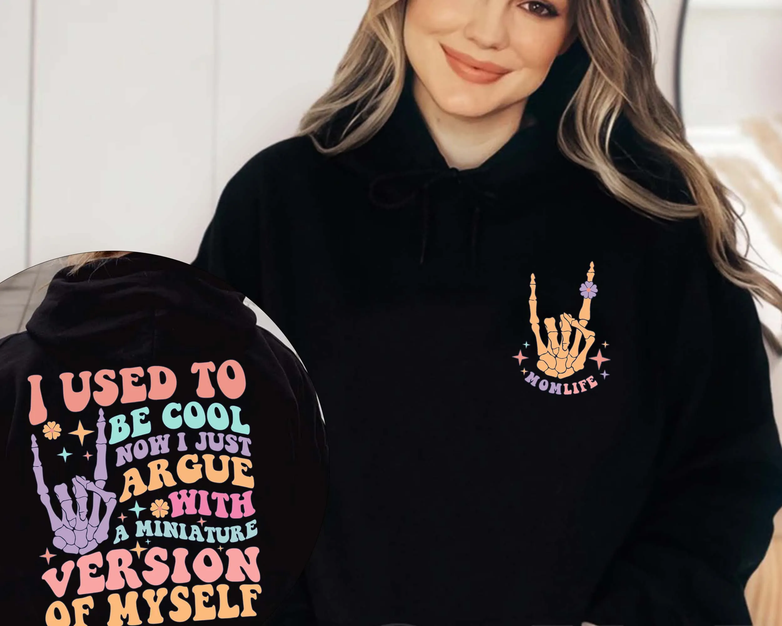I Used To Be Cool Now I Just Argue With A Miniature Version Of Myself Hoodie