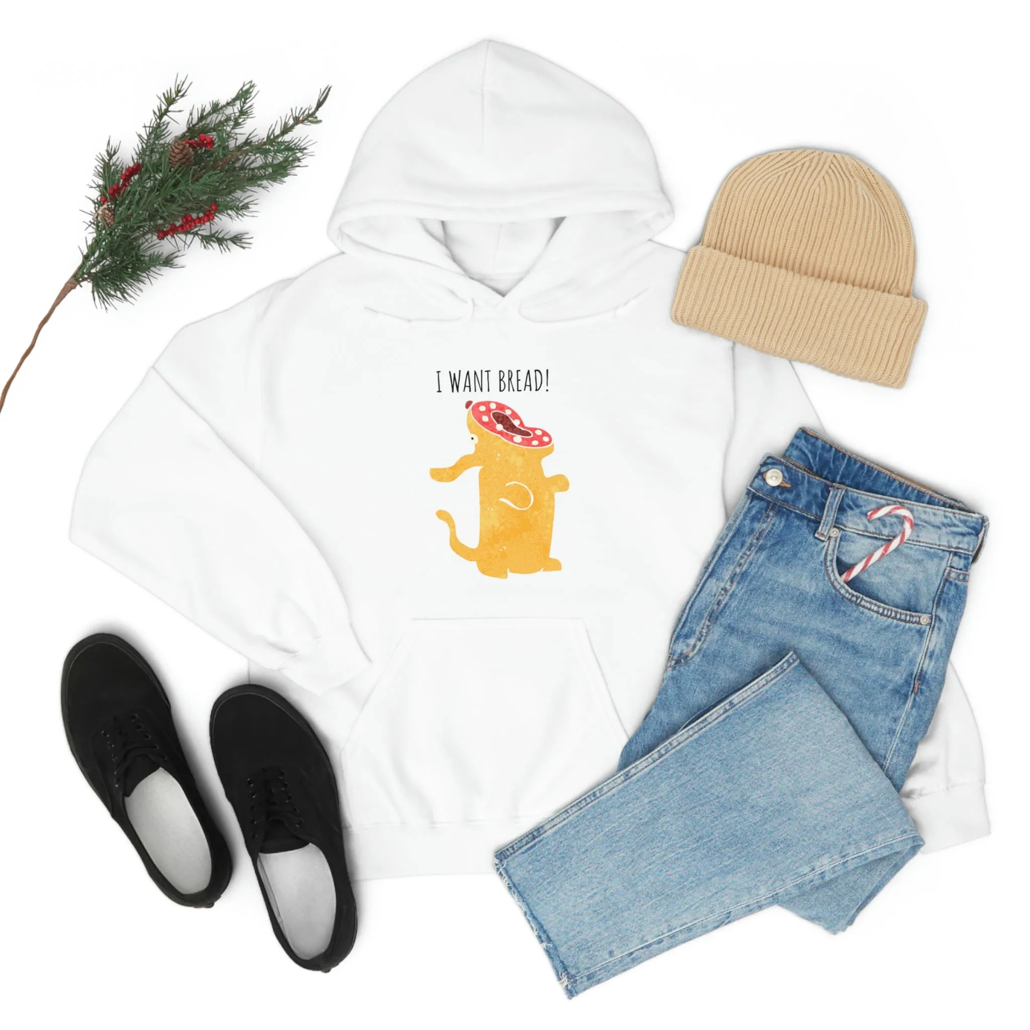 'I Want Bread' Unisex Hoodie