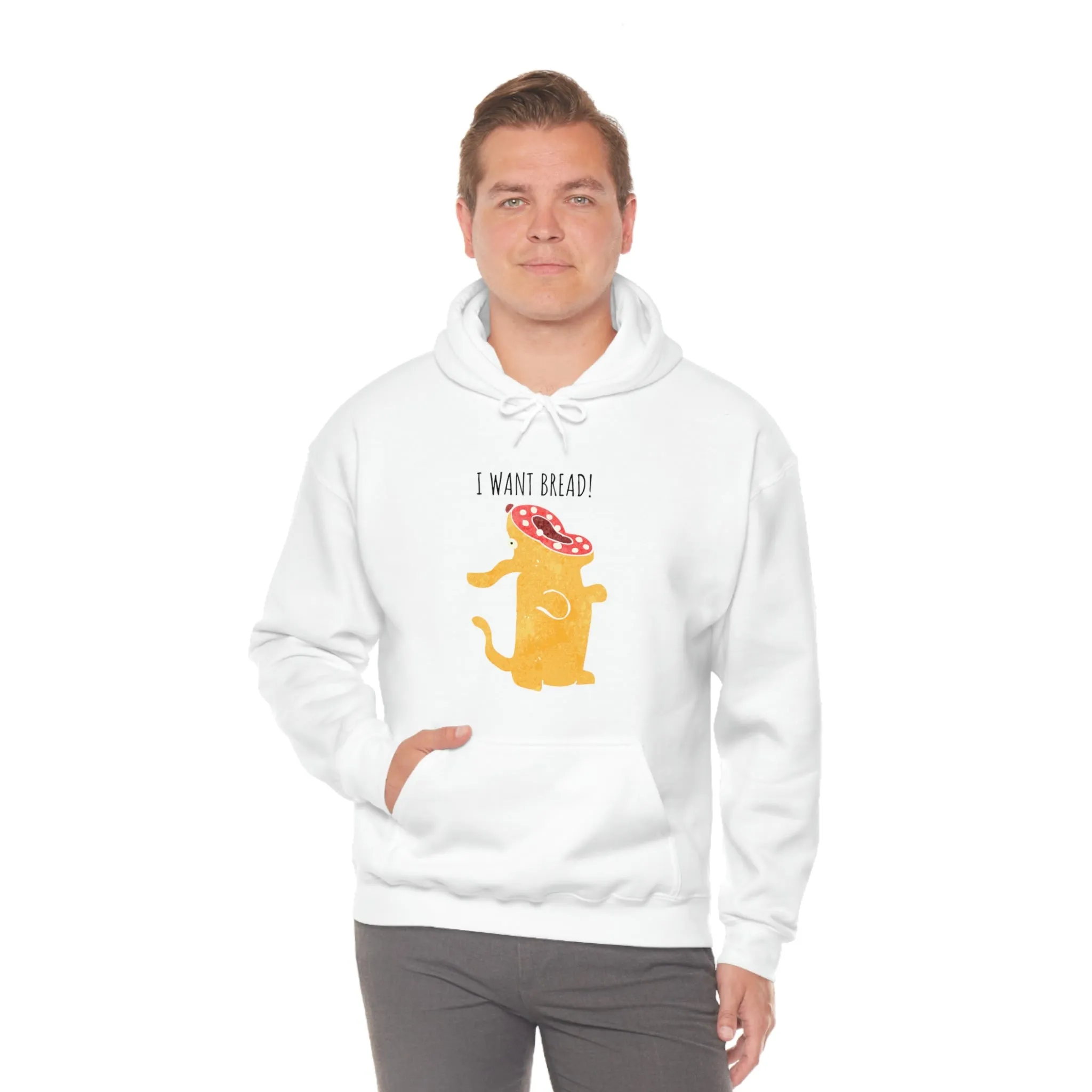 'I Want Bread' Unisex Hoodie