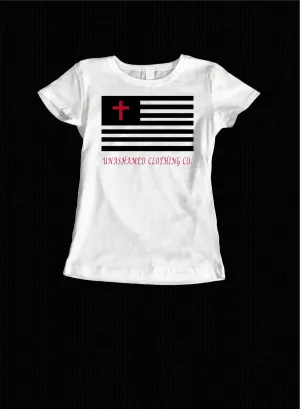In God We Trust Flag Ladies Tee