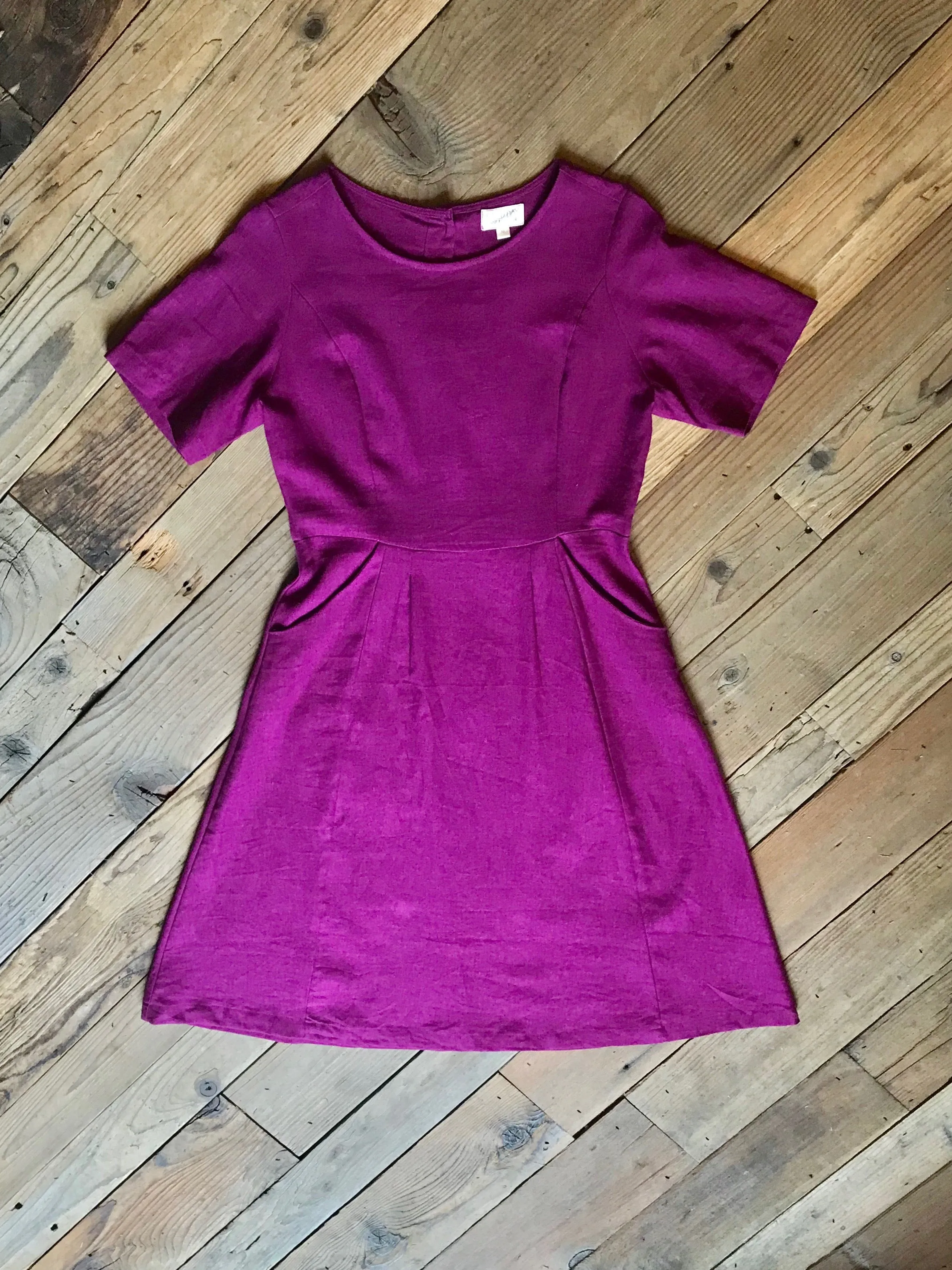 Ingrid Dress in Electric Violet