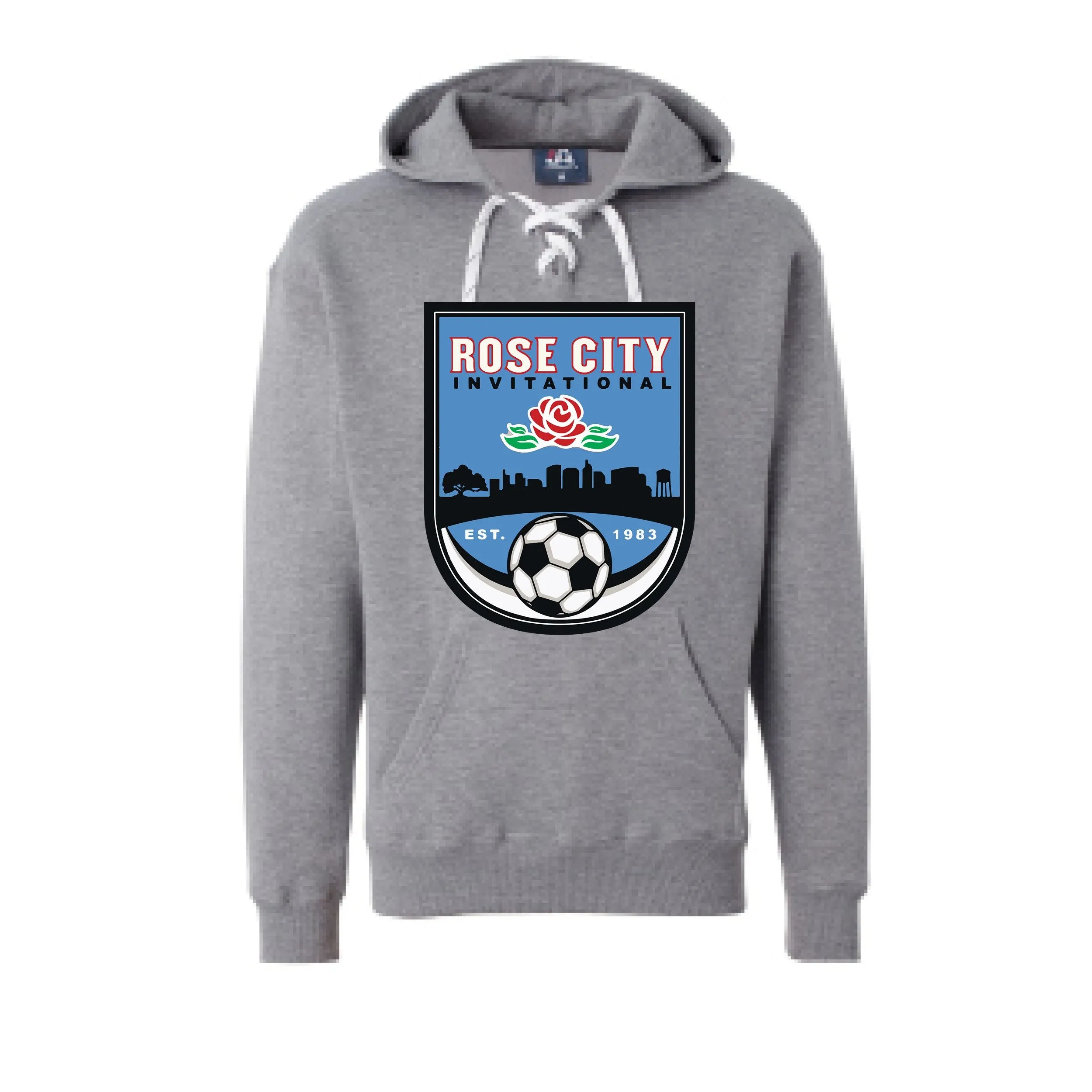 J American Sport Laced Hoodies Rose City Invitational
