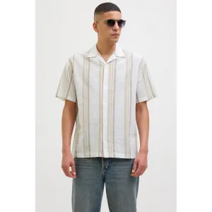 Jack & Jones Premium revere collar linen shirt