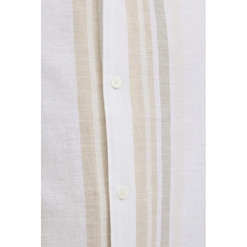 Jack & Jones Premium revere collar linen shirt