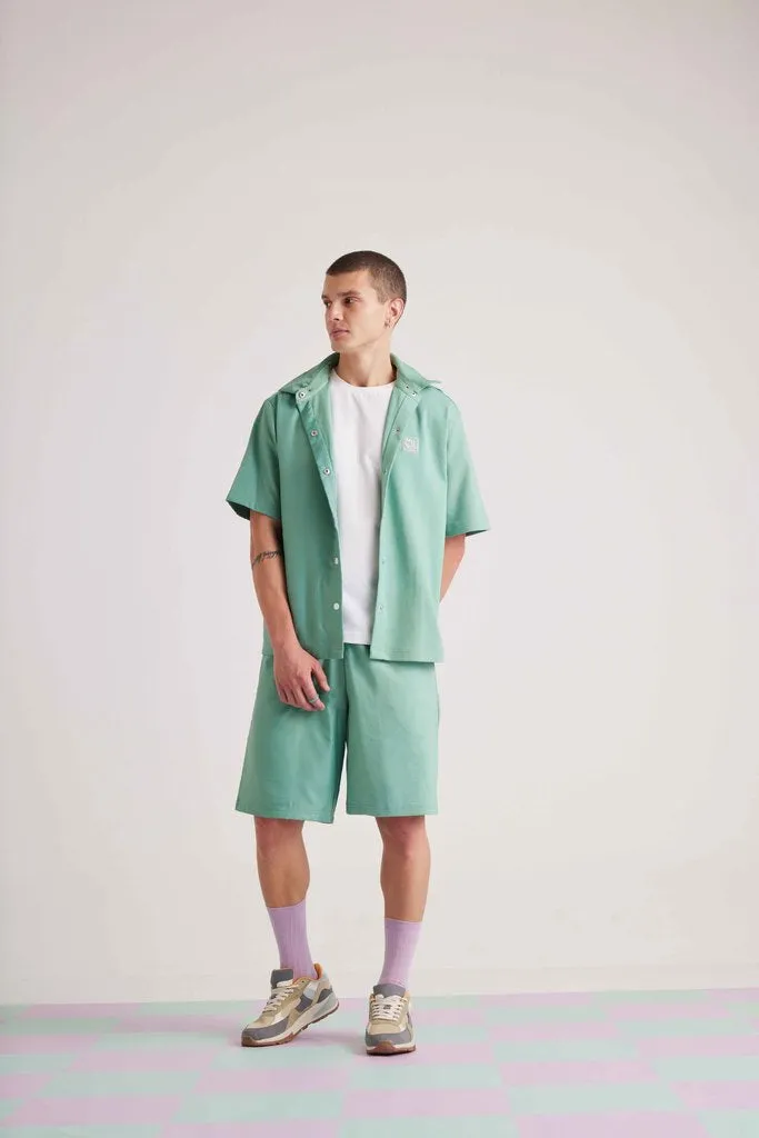 Jazz-it Hooded shirt - Malachite Green