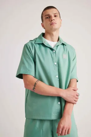 Jazz-it Hooded shirt - Malachite Green