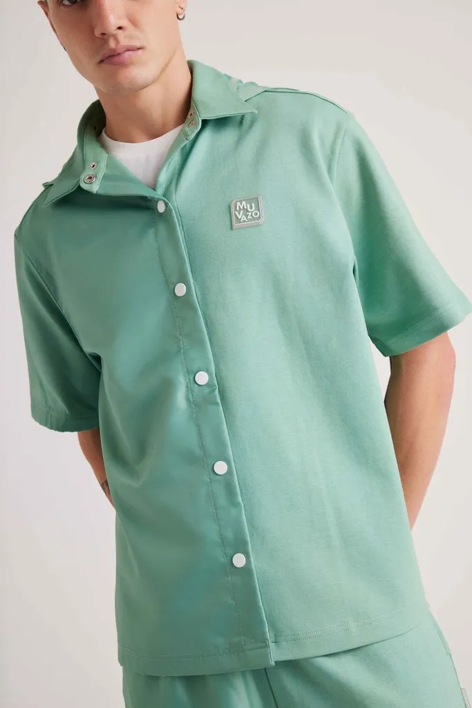 Jazz-it Hooded shirt - Malachite Green
