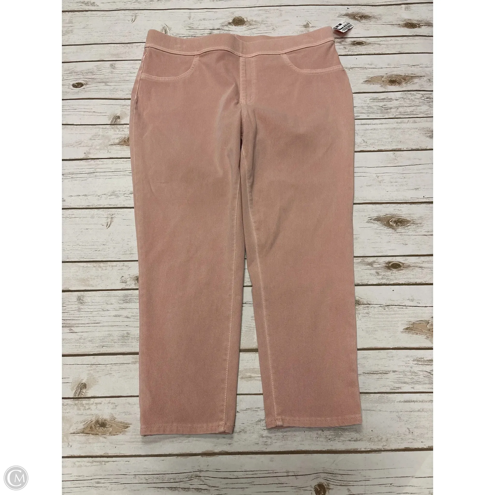 Jeans Jeggings By Time And Tru In Pink, Size: 16