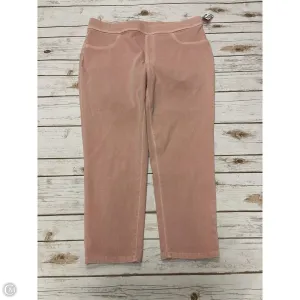 Jeans Jeggings By Time And Tru In Pink, Size: 16