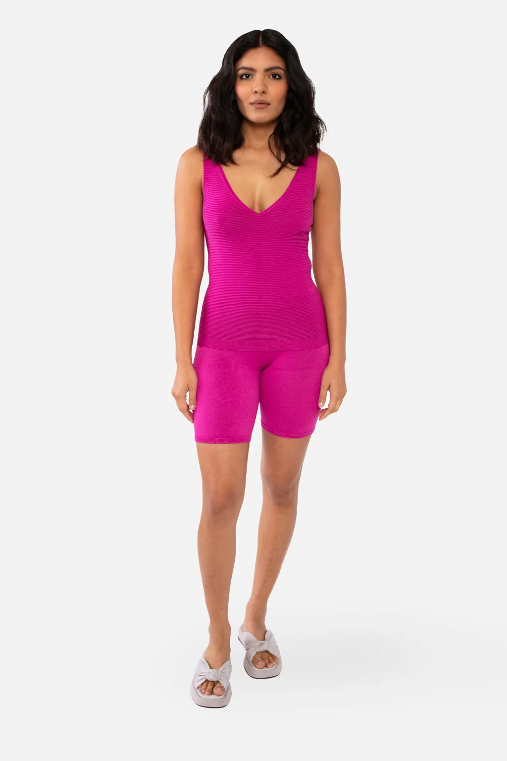 JESSICA BIKE SHORT - BORDEAUX