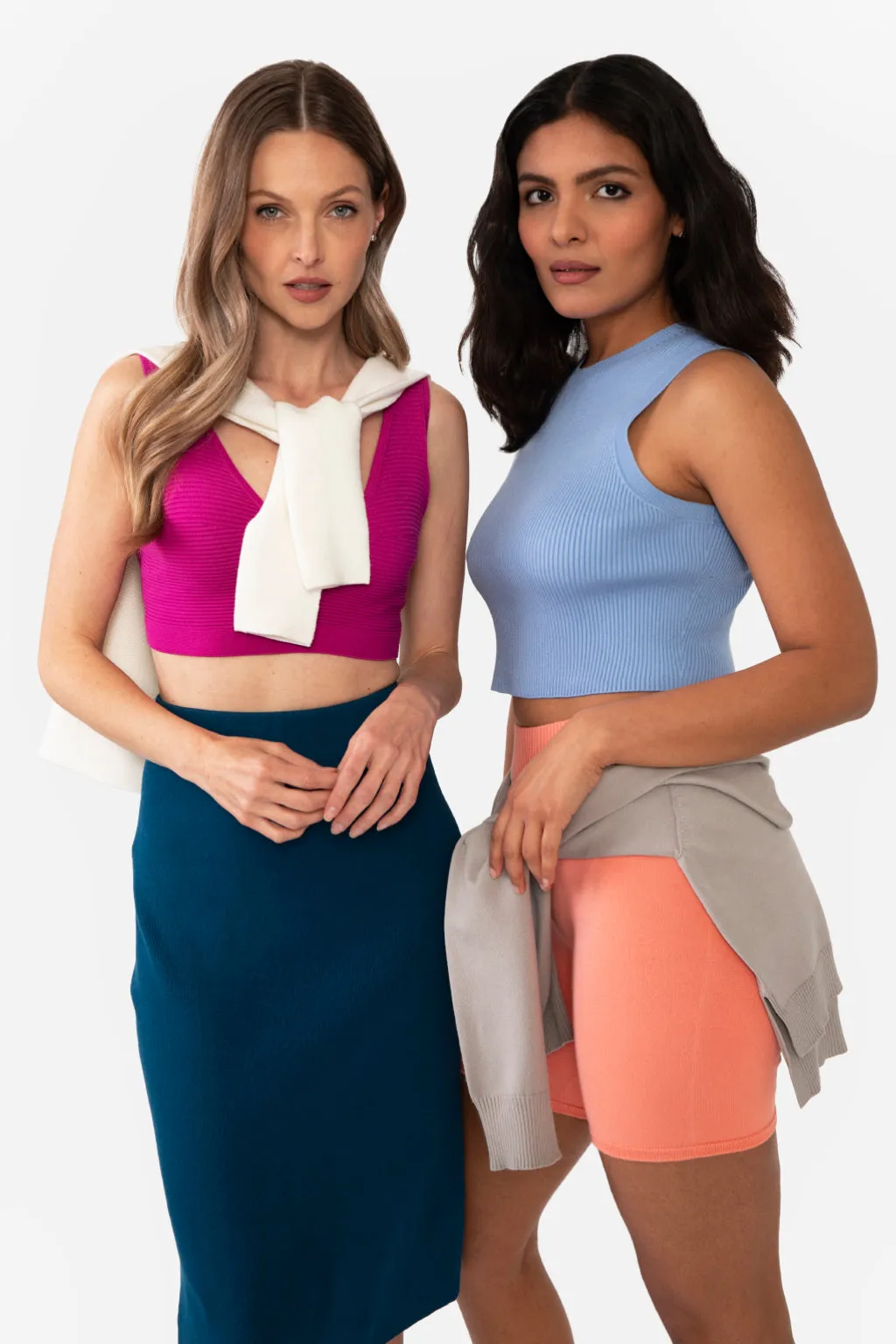 JESSICA BIKE SHORT - LIGHT HEATHER GREY