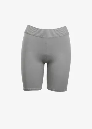 JESSICA BIKE SHORT - LIGHT HEATHER GREY