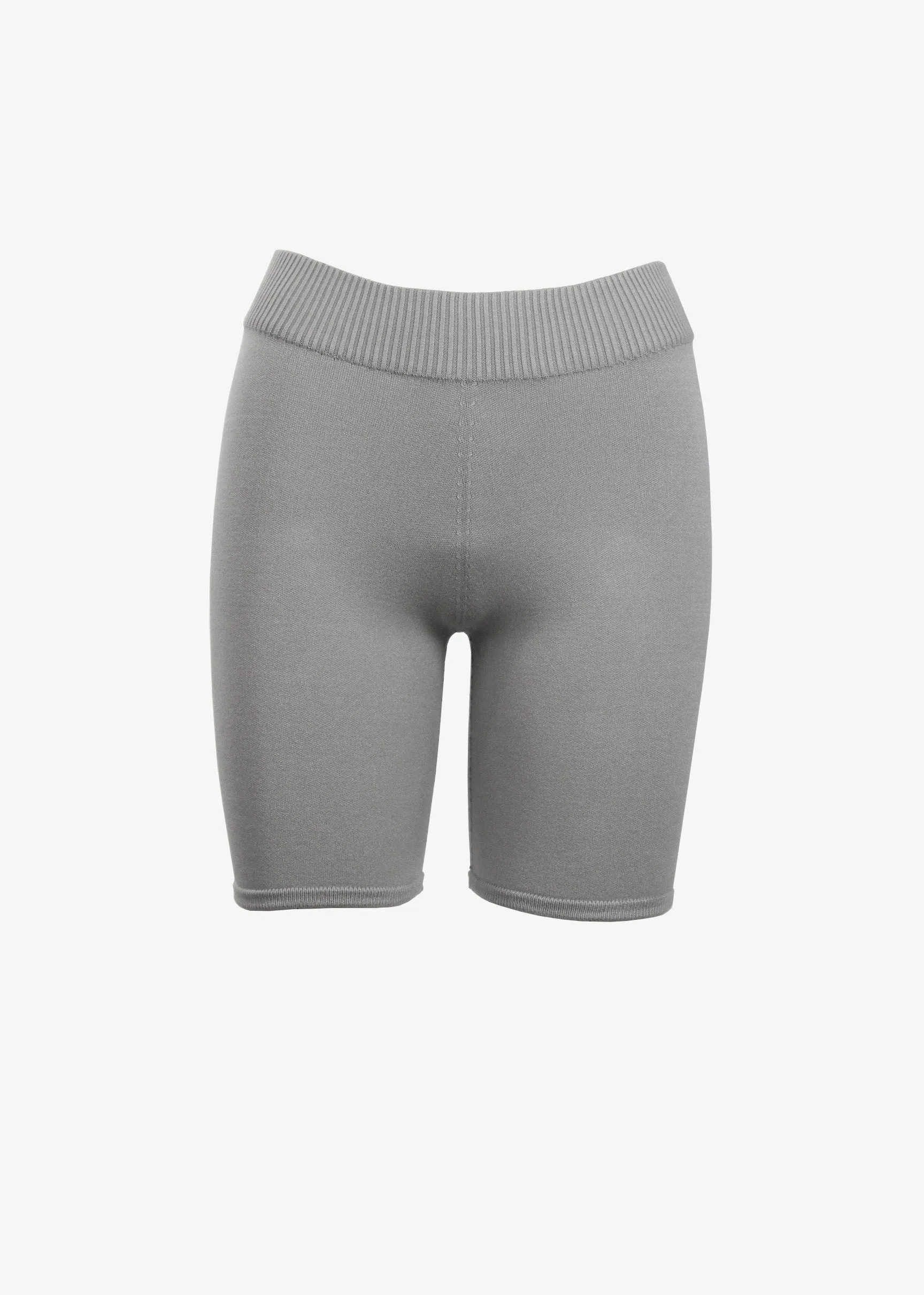 JESSICA BIKE SHORT - LIGHT HEATHER GREY