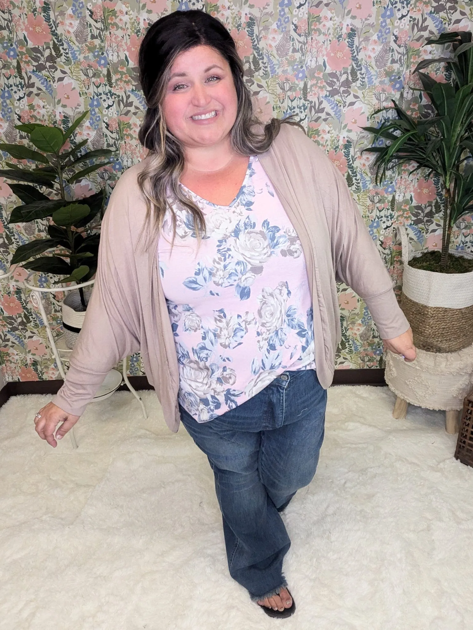 Judy Blue Tummy Control Frayed Hem Flare