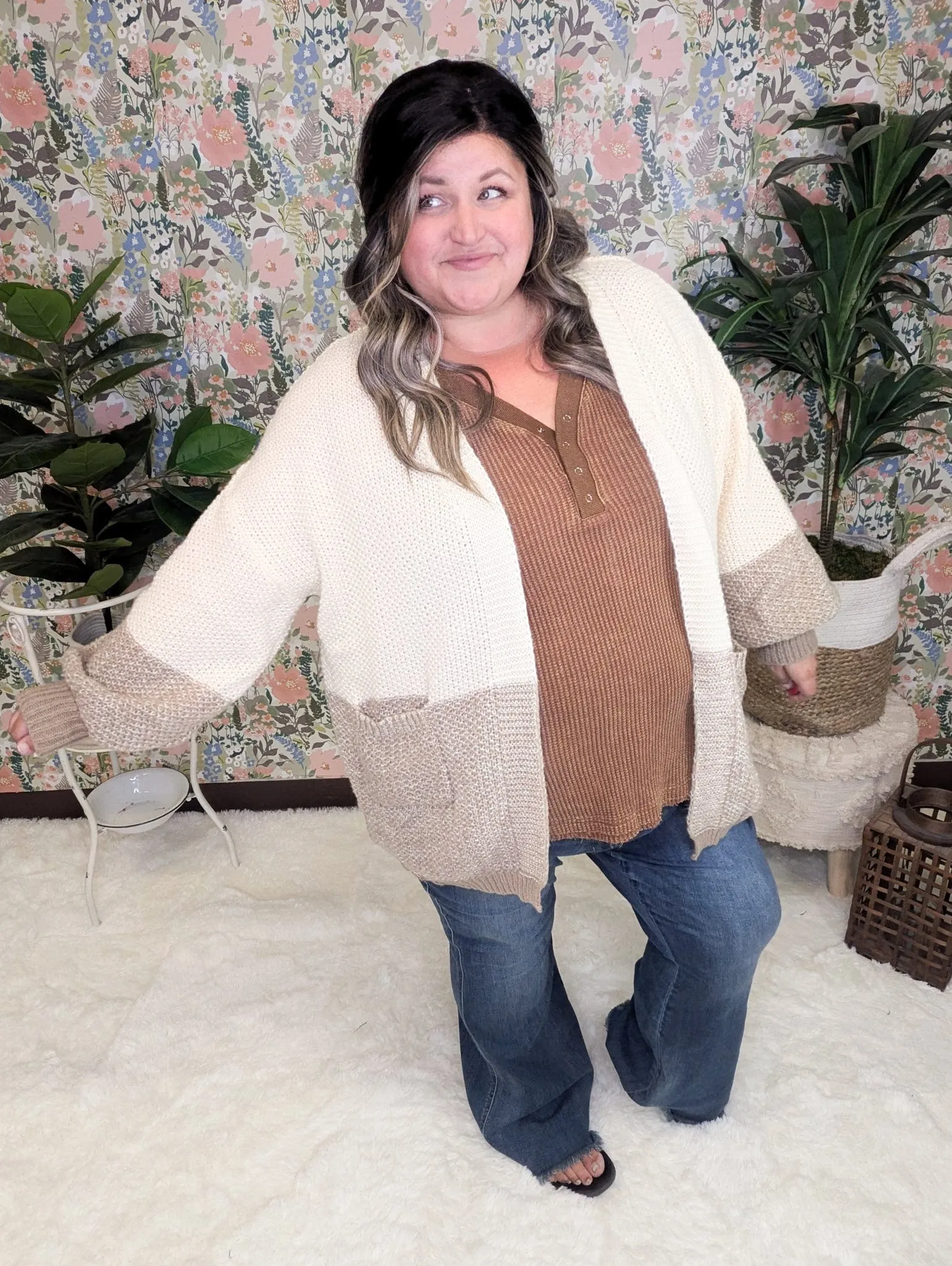Judy Blue Tummy Control Frayed Hem Flare