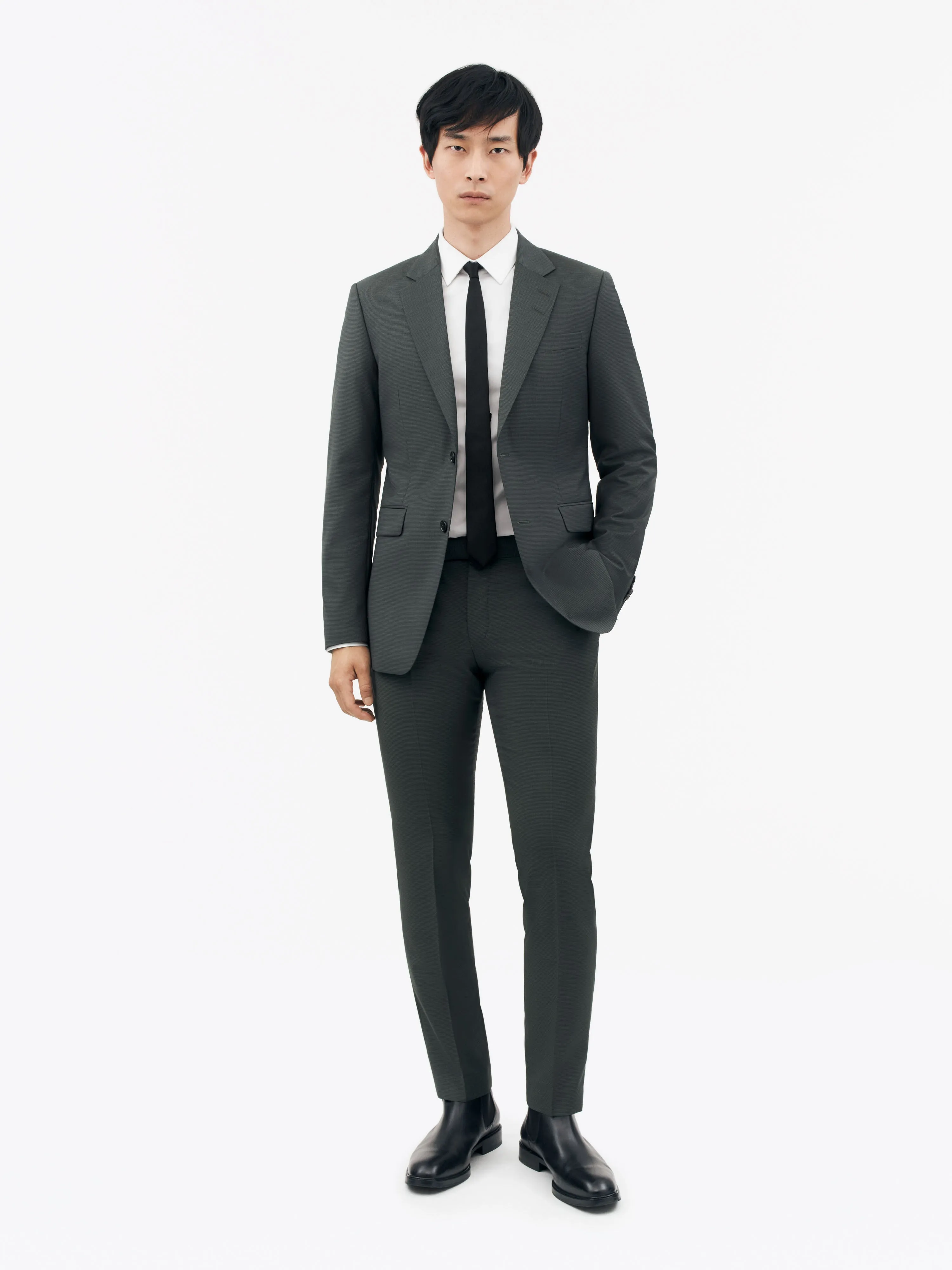 Justin Suit in Dark Green