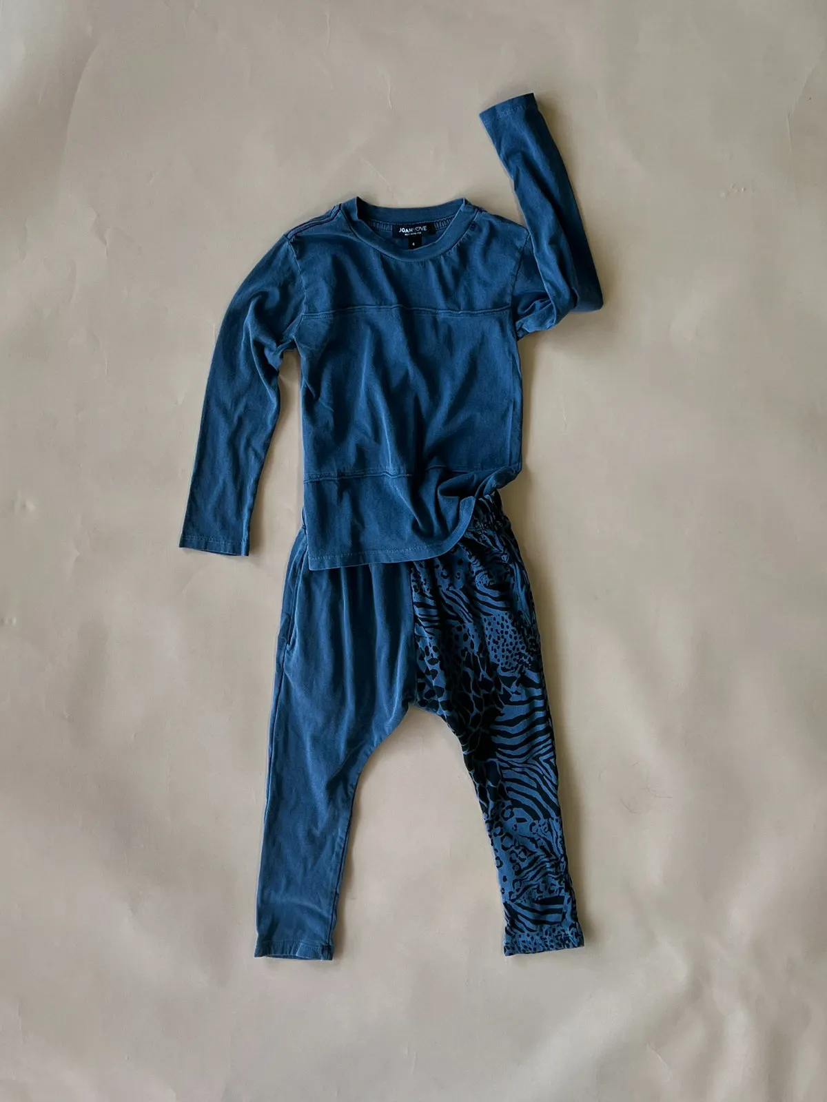 Keo-Animal Pant | Navy