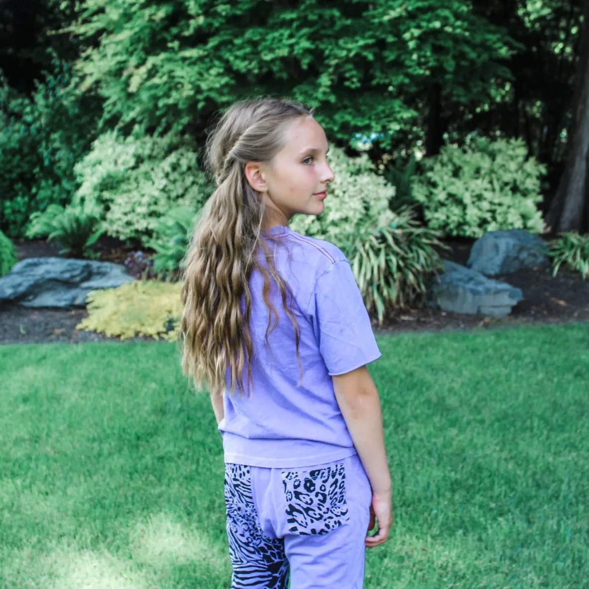 Keo-Animal Pant | Purple