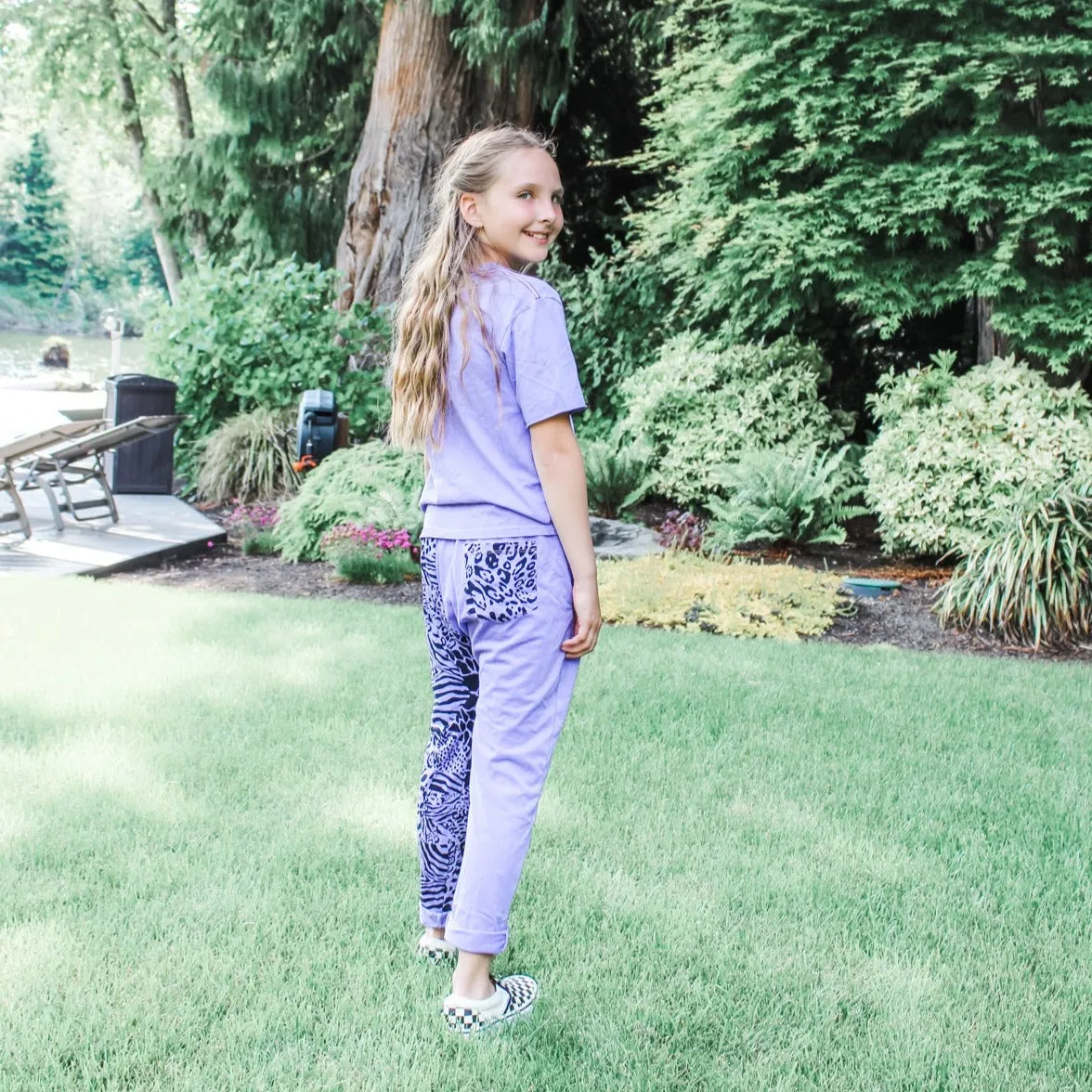Keo-Animal Pant | Purple