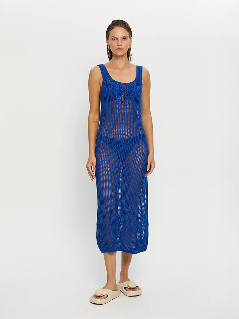 Kivari Gia Knit Maxi Cobalt
