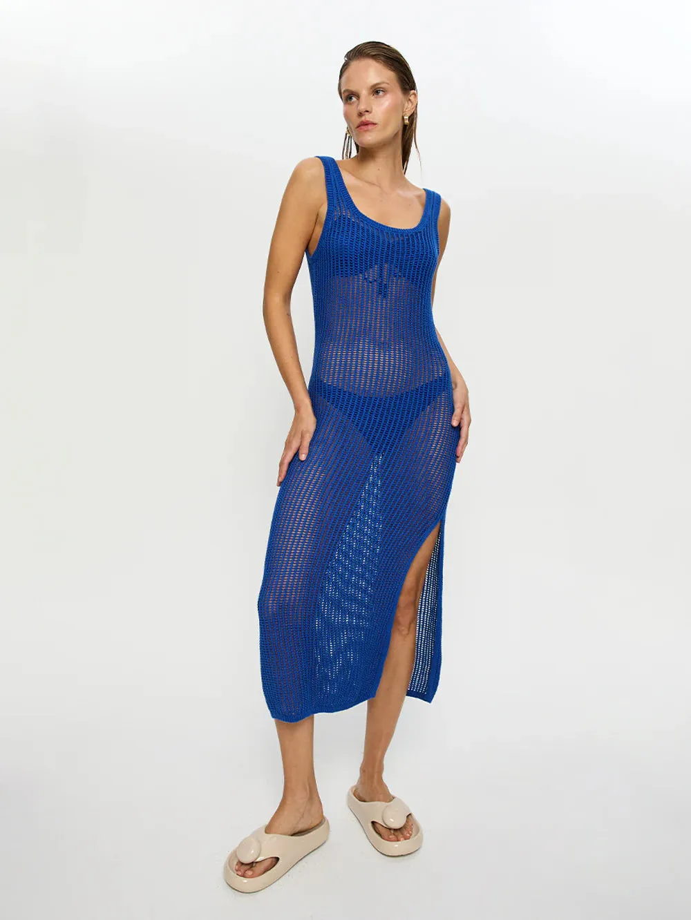 Kivari Gia Knit Maxi Cobalt