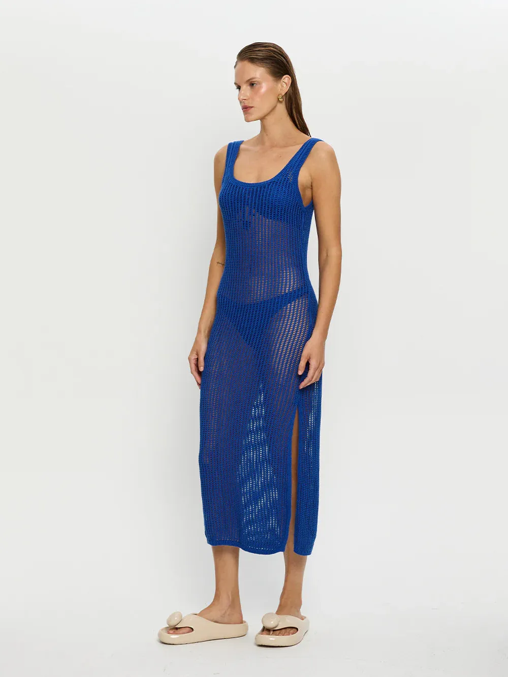 Kivari Gia Knit Maxi Cobalt