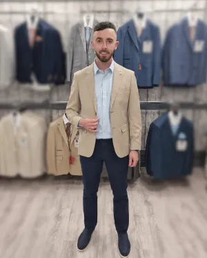 Kurt Beige Jacket with Navy Chino