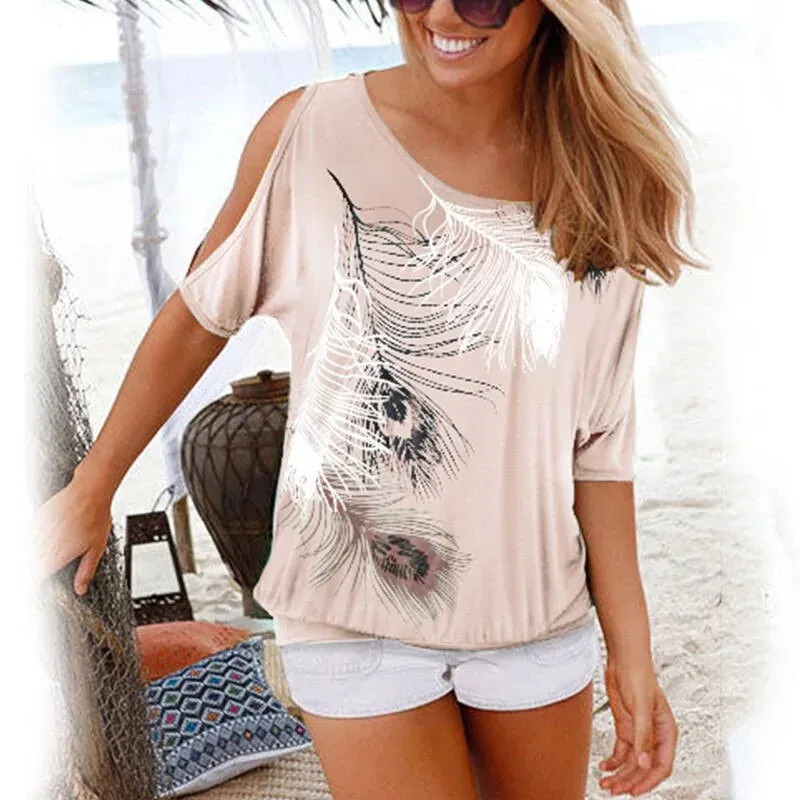 Ladies' Feather Art Tee