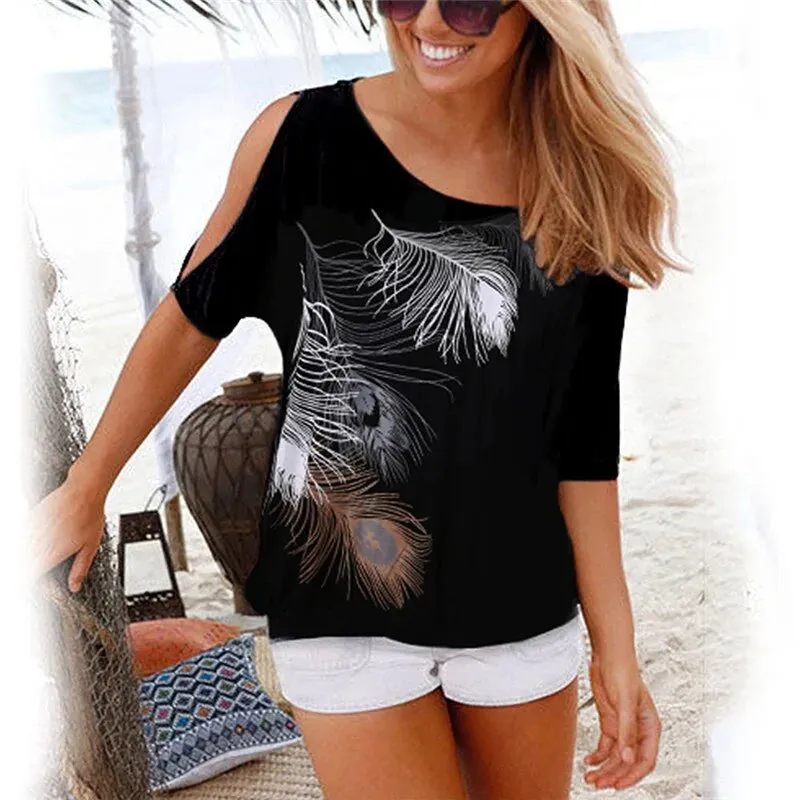 Ladies' Feather Art Tee