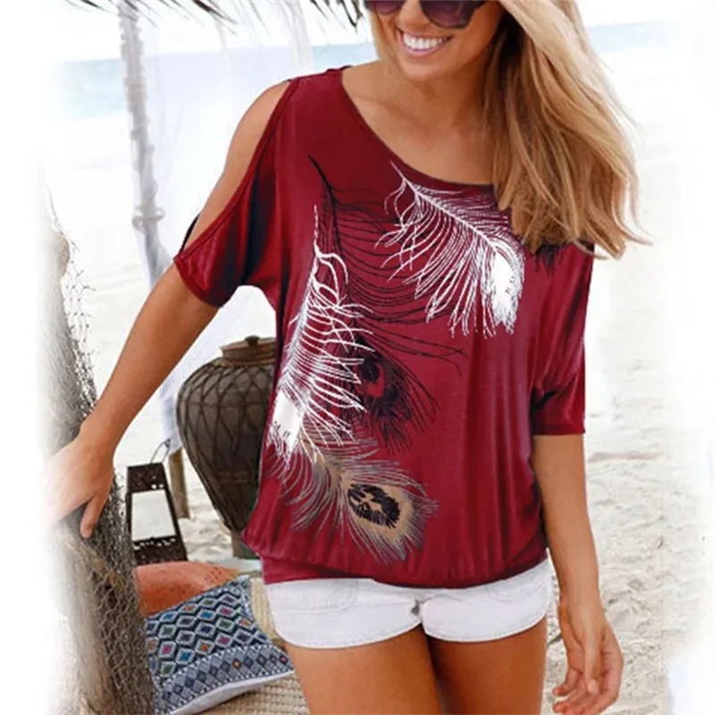 Ladies' Feather Art Tee