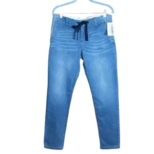 L’Agence Women’s Mid Rise Fly Front &amp; Drawstring Waist Jeans Small NWT