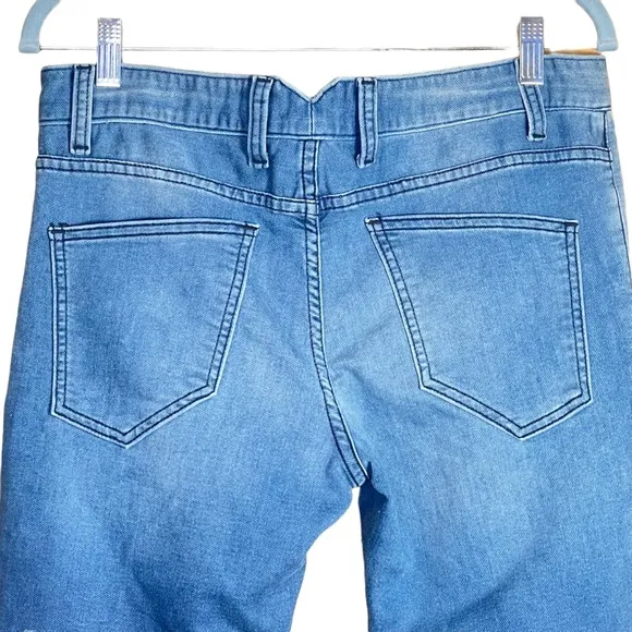 L’Agence Women’s Mid Rise Fly Front &amp; Drawstring Waist Jeans Small NWT