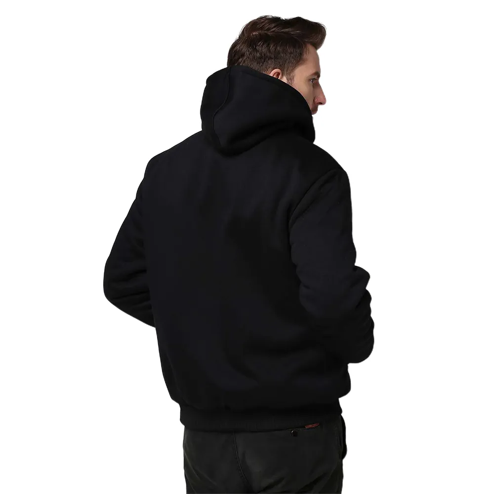 Lanre African Cowries Men's Plush Zipper Hoodie