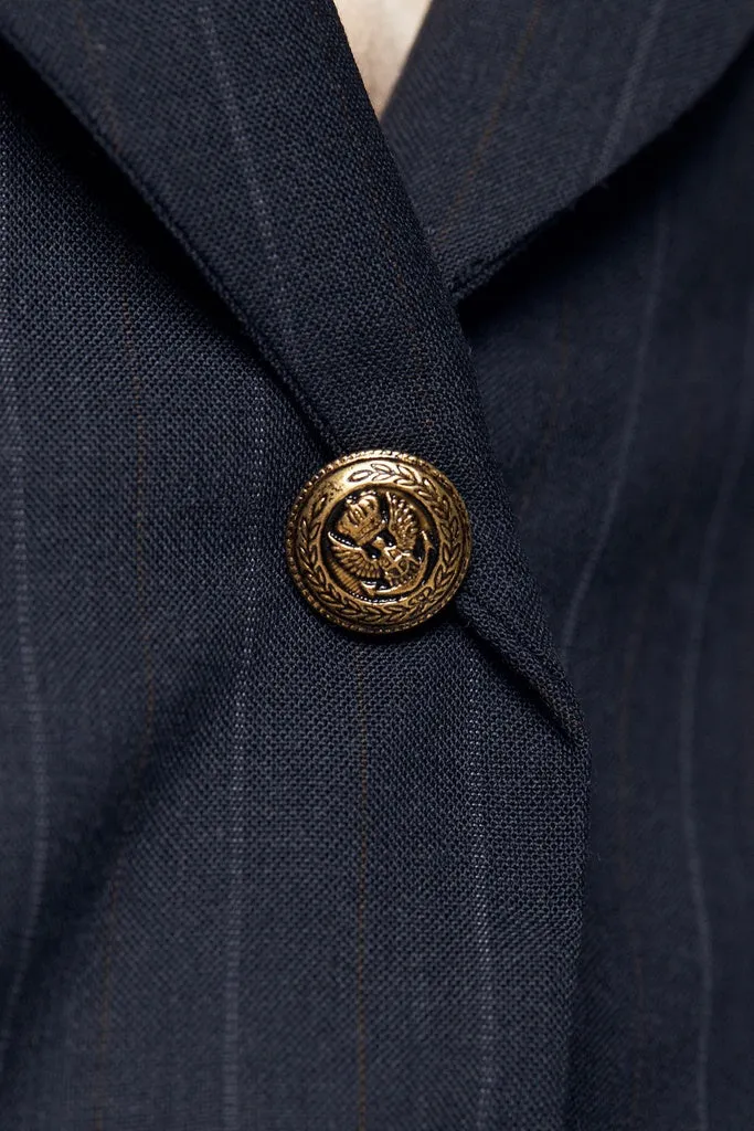 LE REUSSI - Original Wool Dark Grey Blazer