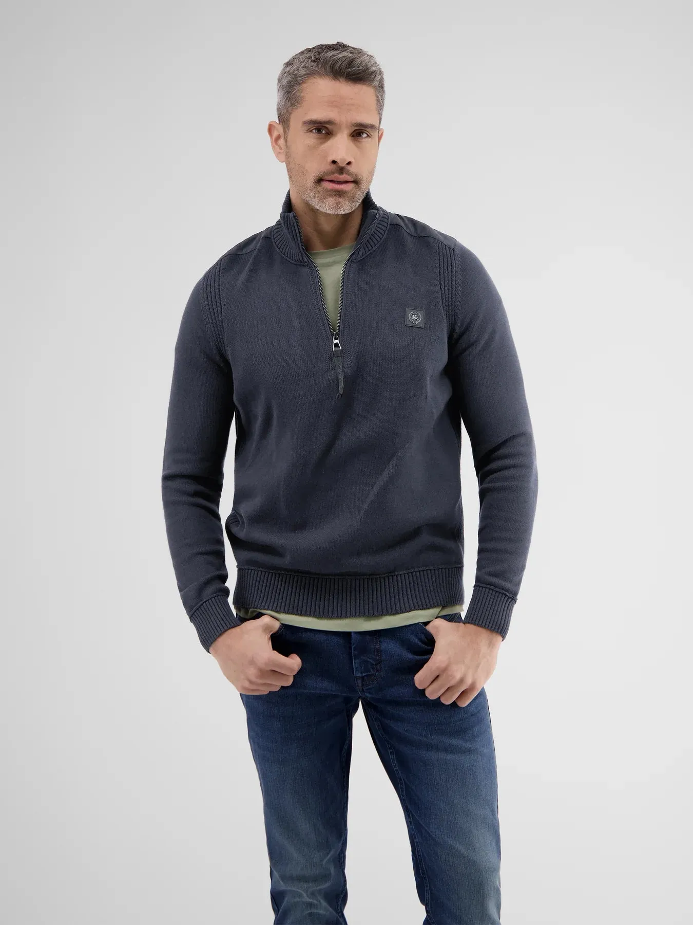 Lerros Knitted 1/4 Zip Sweater