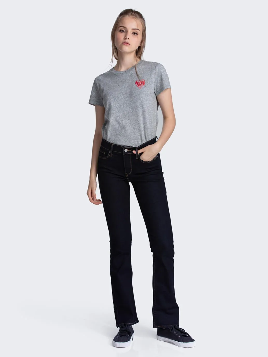 Levi Womens 315 Shaping Bootcut Jean - Darkest Sky