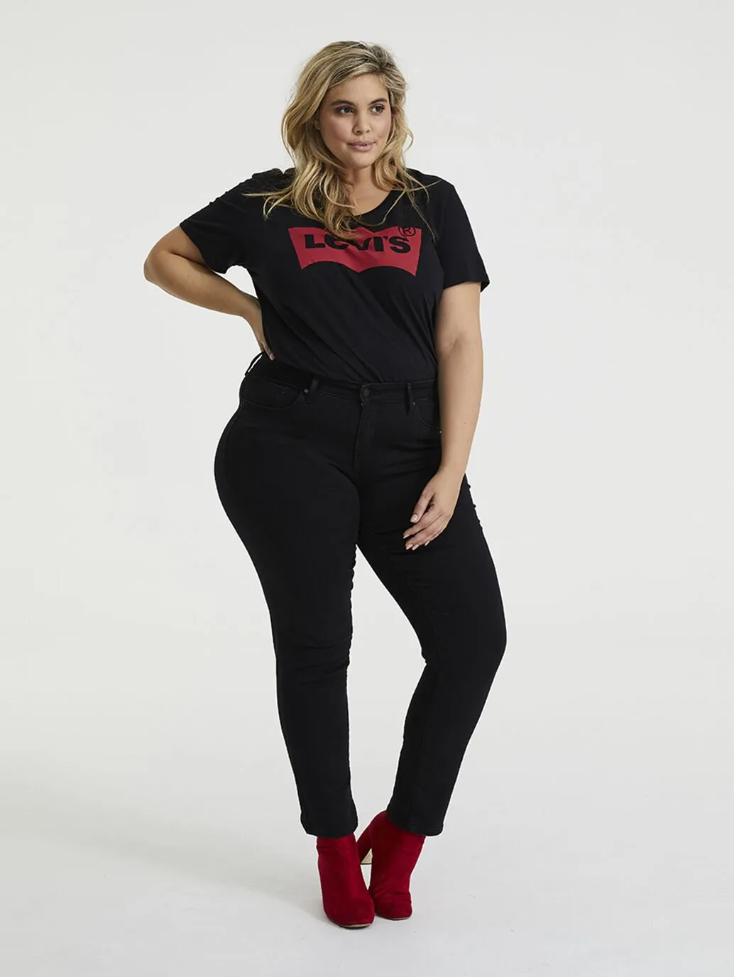 LEVIS 311 SHAPING SKINNY SOFT BLACK