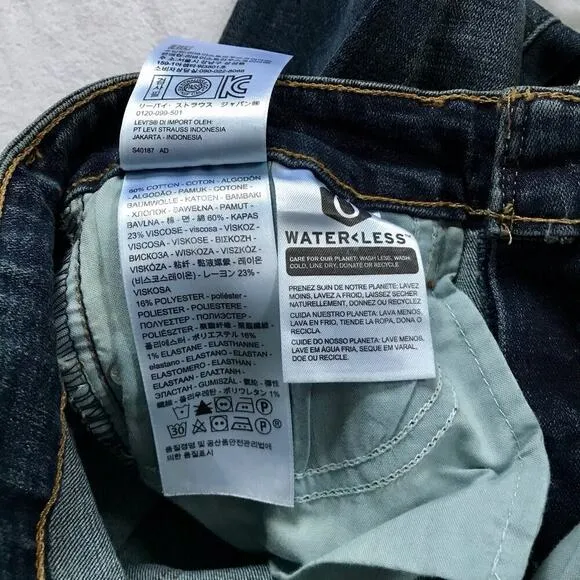 Levi's NWT 711 Skinny Jeans Women 0/25