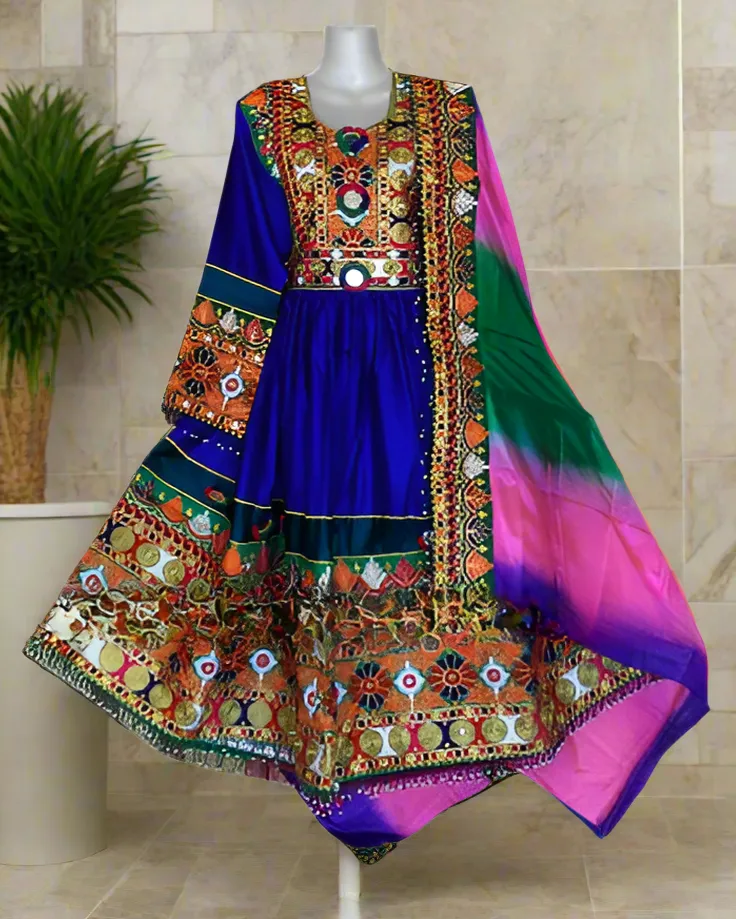 Light Purple Afghan Bridesmaid Dress