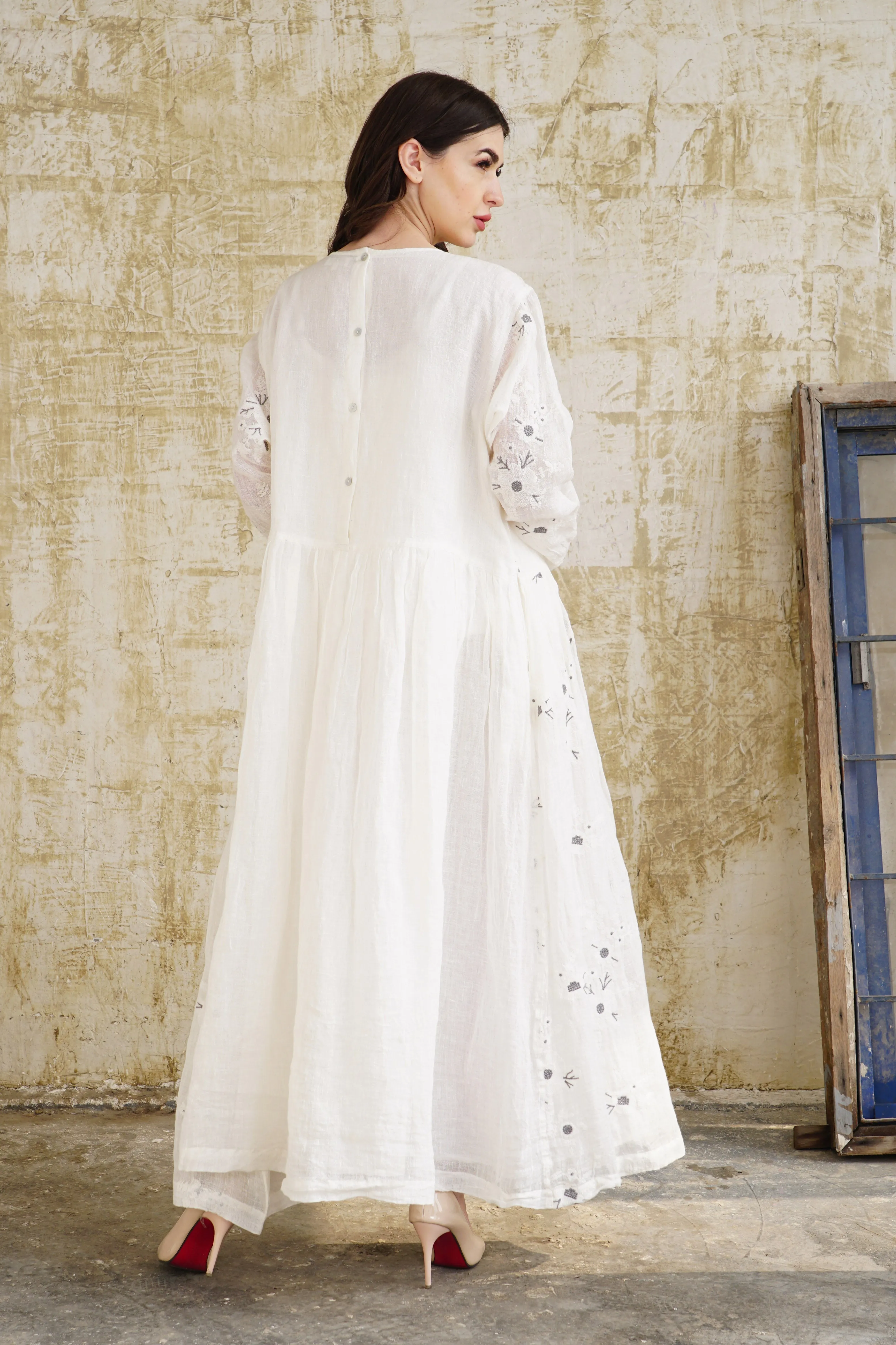 Lottie Dress in Cream