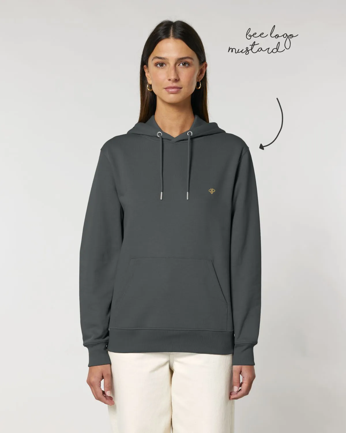 LoveBee Adult Hoodie | Dark Grey