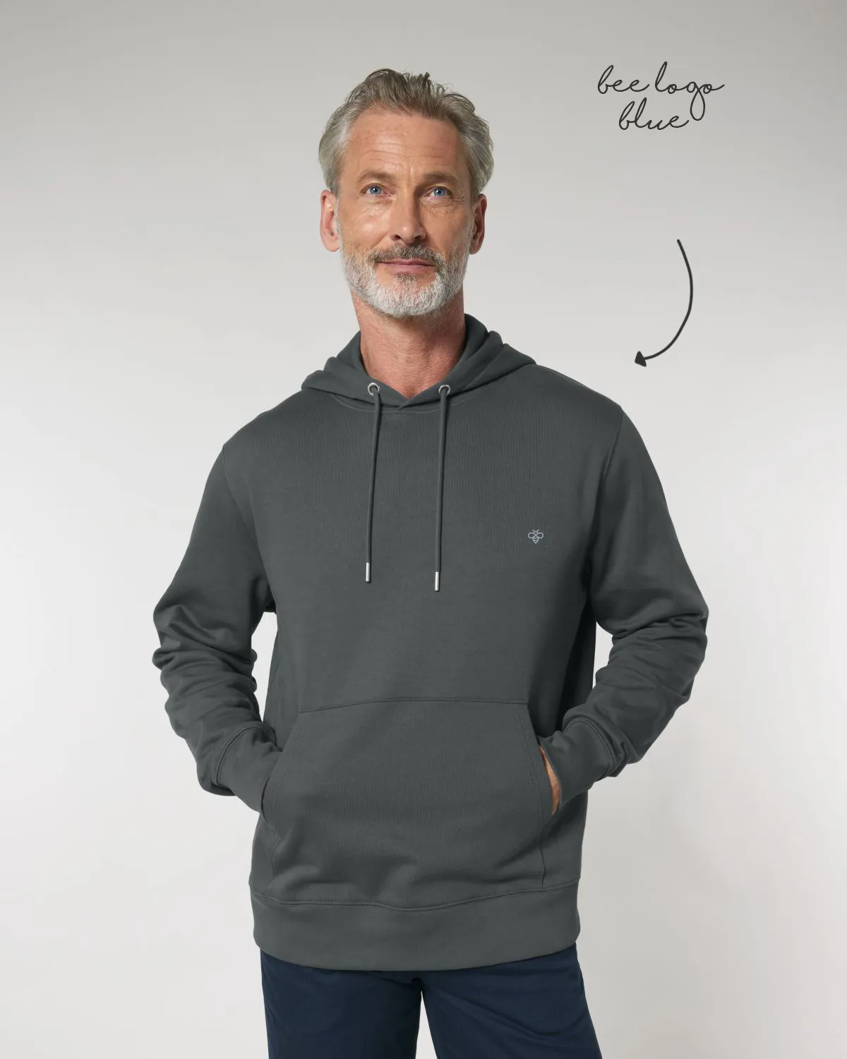 LoveBee Adult Hoodie | Dark Grey
