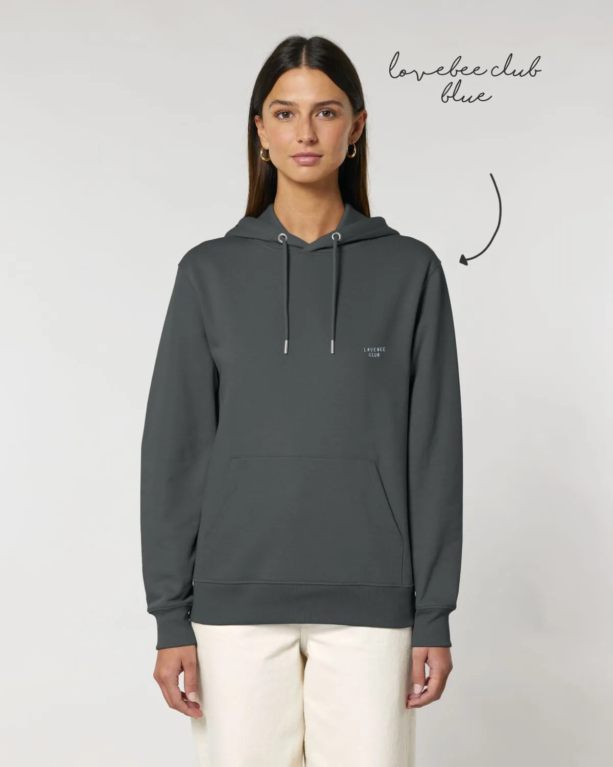 LoveBee Adult Hoodie | Dark Grey