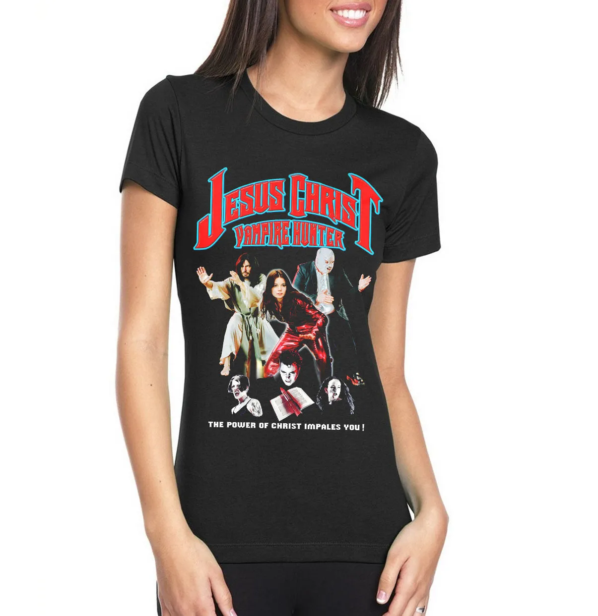 Lucha Movie Club: "JESUS CHRIST VAMPIRE HUNTER" t-shirt