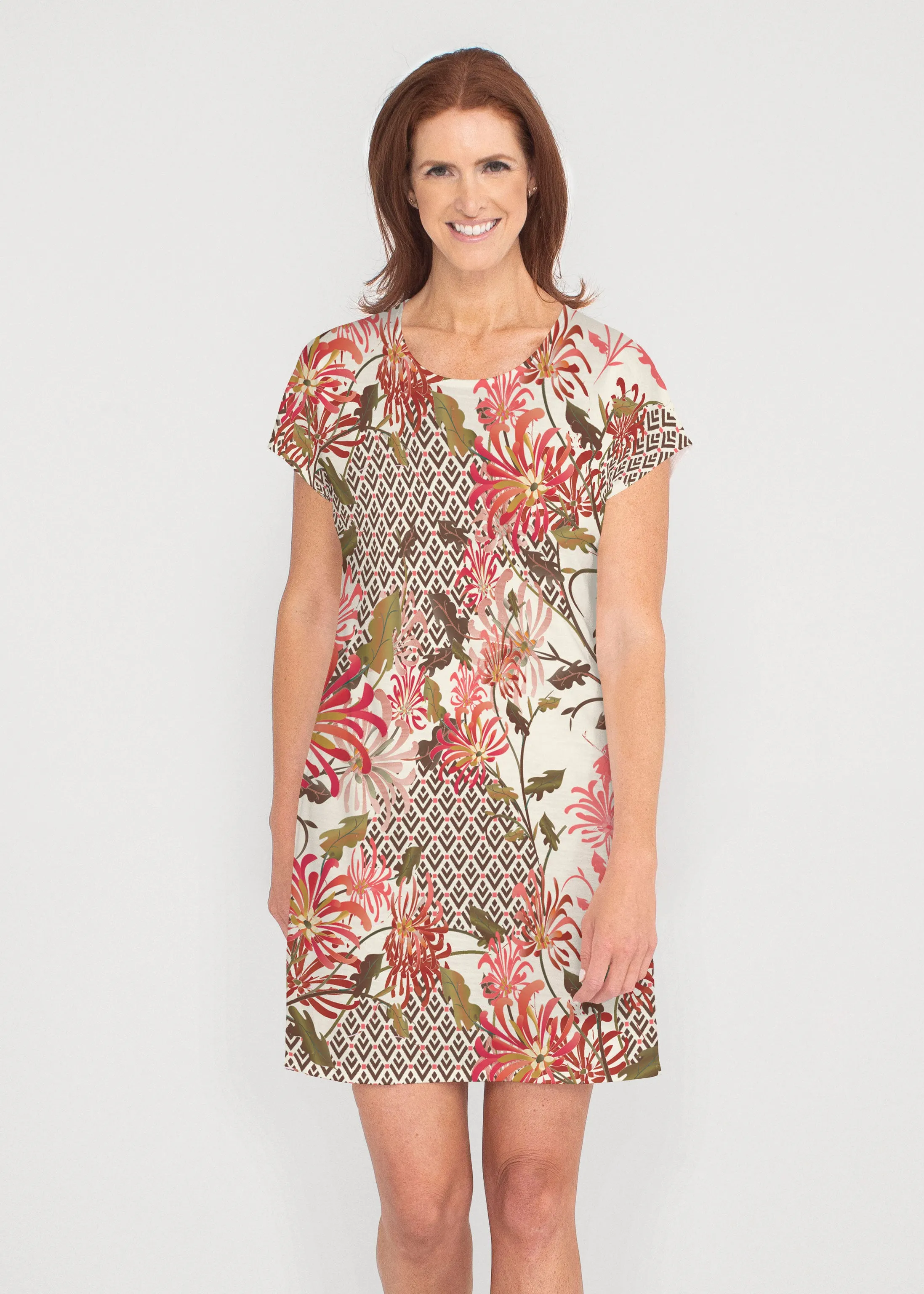 Lucia Chocolate (8129) ~ Lucy Tee Dress