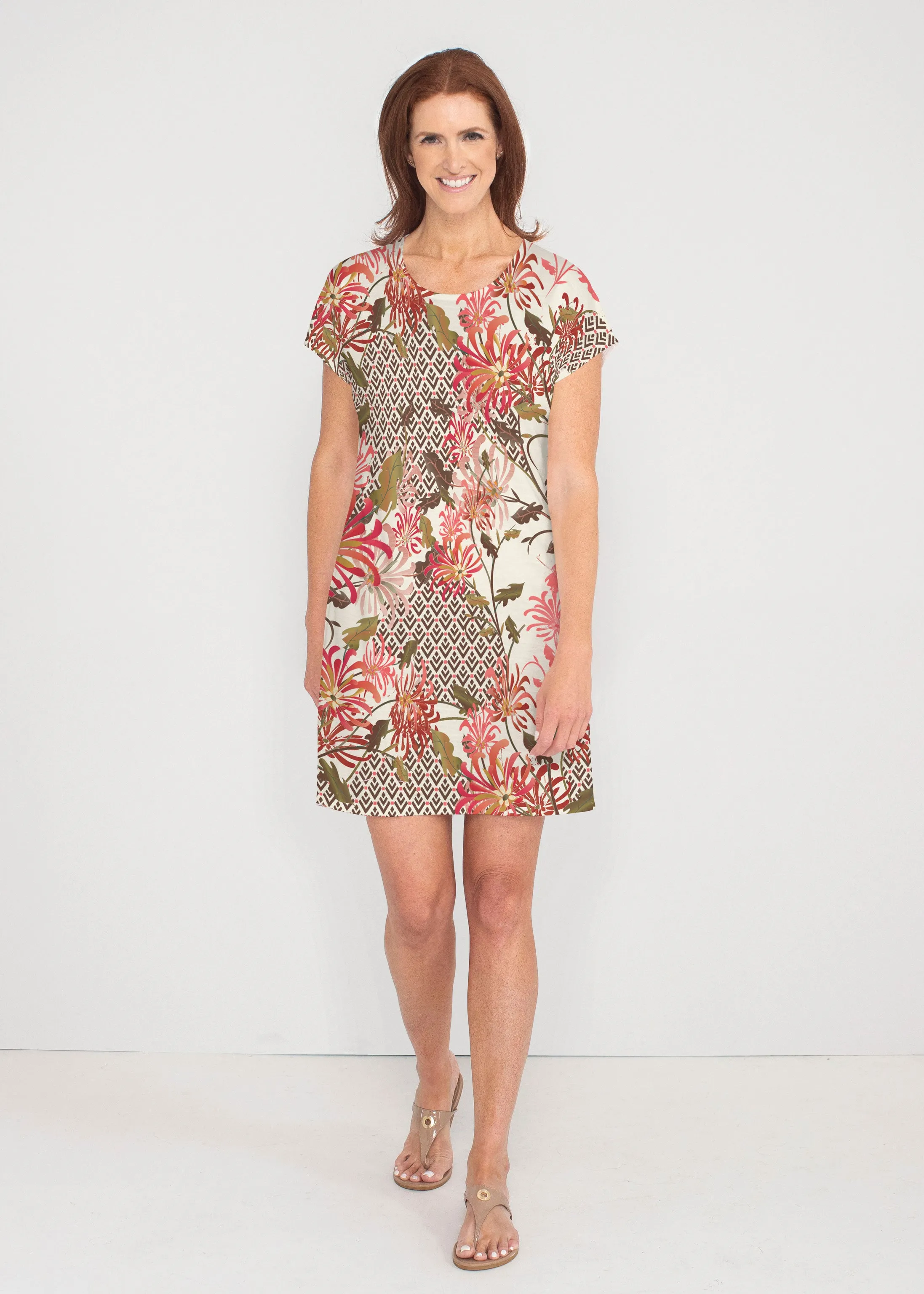 Lucia Chocolate (8129) ~ Lucy Tee Dress