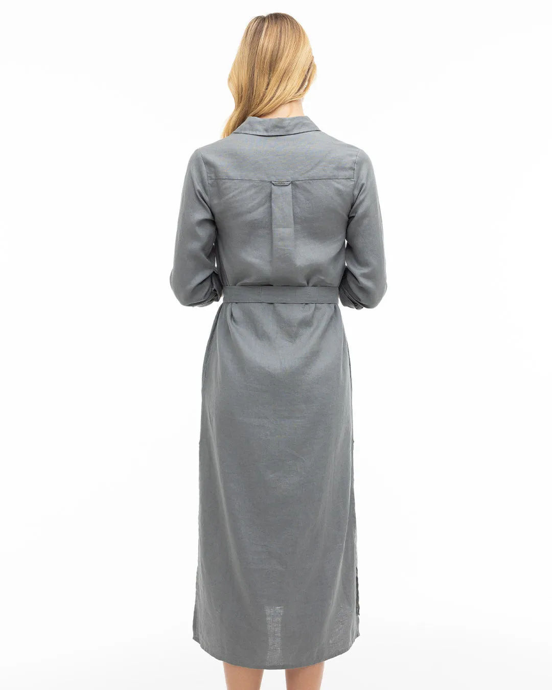 Luxe Linen Shirt Dress