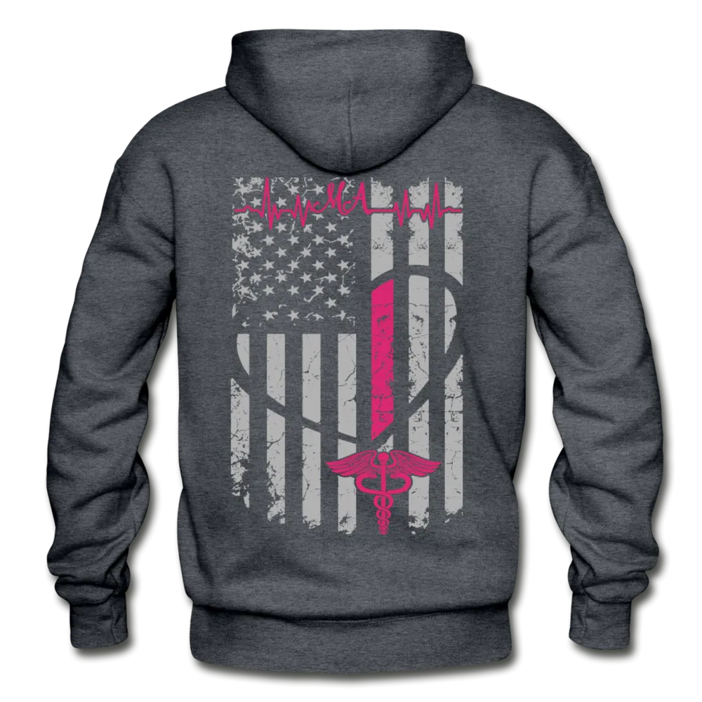 MA Flag Gildan Heavy Blend Adult Hoodie (CK1012)